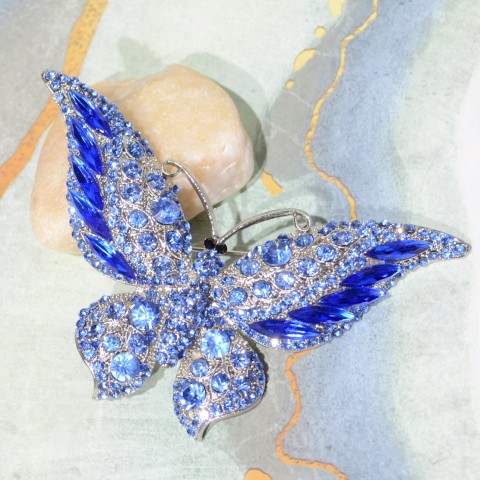 Butterfly Crystal Brooch