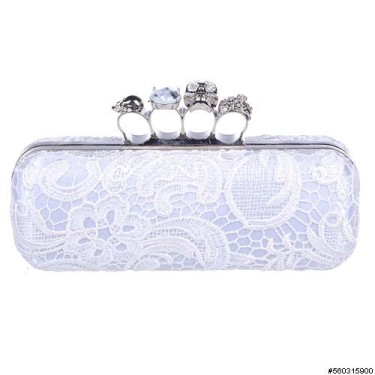 Evening Bag White