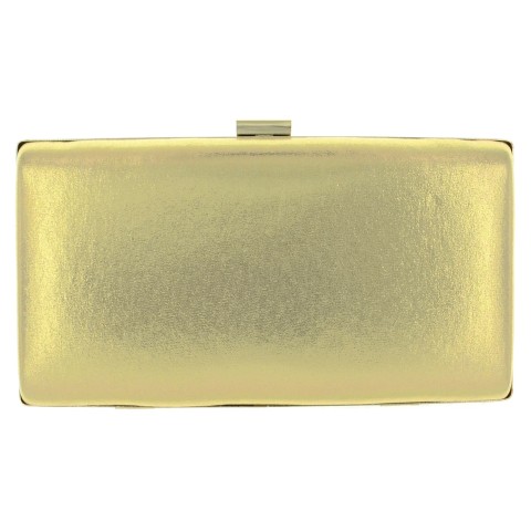 Shimmering Metallic Crystal Clutch