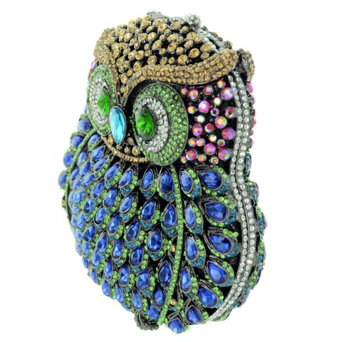 Crystal-Embellished Owl E, Stripe