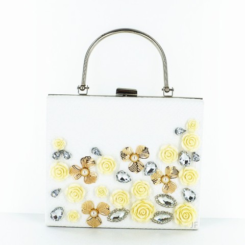 Evening Bag White