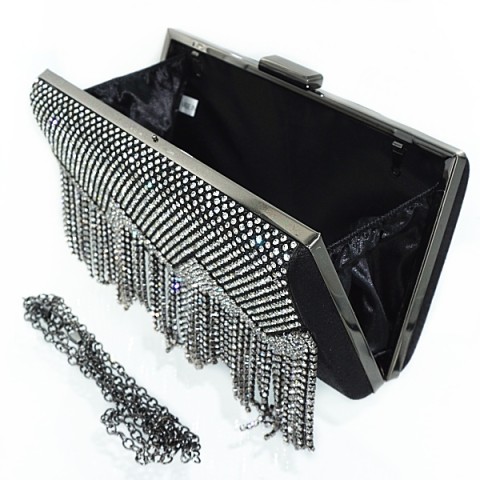 Old Jazz Inspired Crystal Clutch