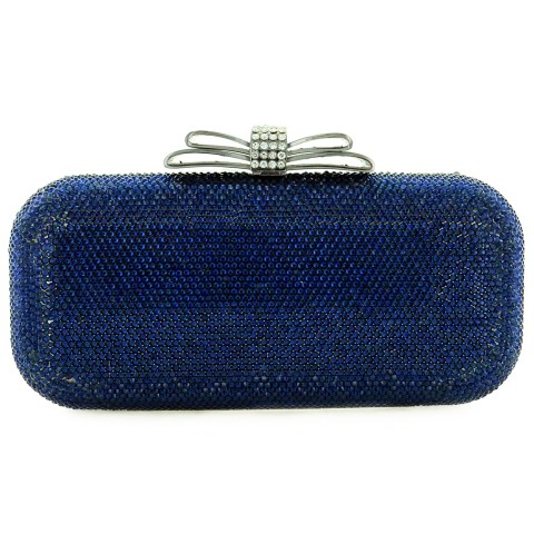 Crystal-Embellished Evening Clutch