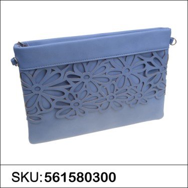 Flower Cutout Envelope Clutch