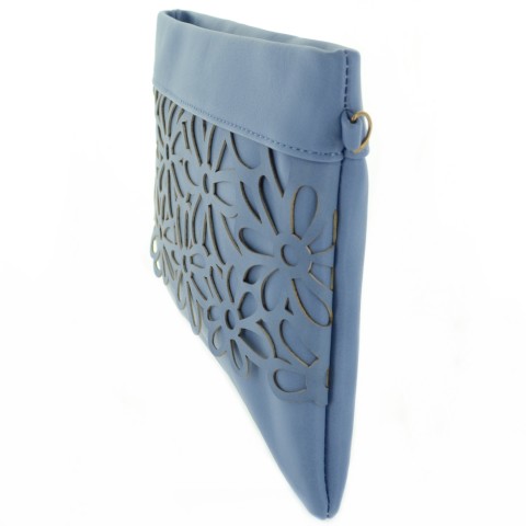 Flower Cutout Envelope Clutch