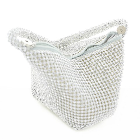 Triangle Rhinestone Purse