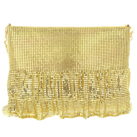 Signature Mini Dress Lavish Mesh Rhinestone Bag