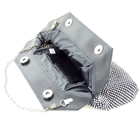 Crystal Wave All Around Mesh Clutch