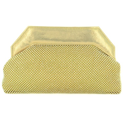 Crystal Wave All Around Mesh Clutch