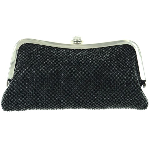 Dazzling Rhinestone Crystal Frame Clutch