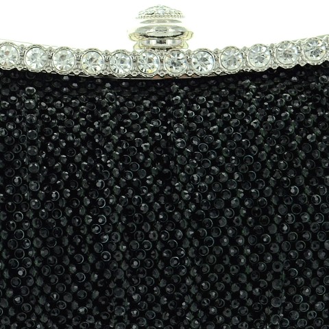 Dazzling Rhinestone Crystal Frame Clutch