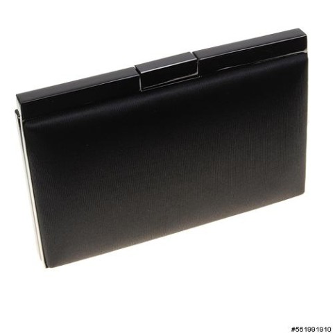 Chic Satin Frame Clutch