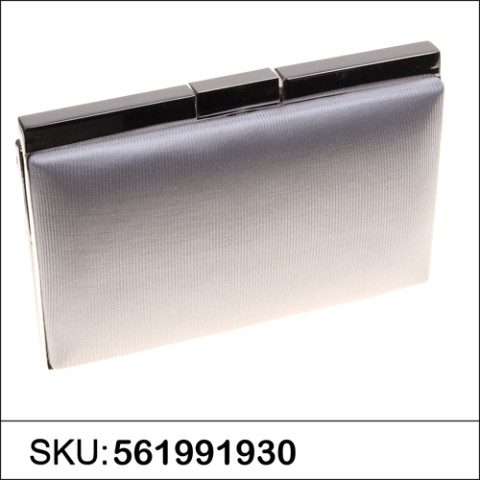 Chic Satin Frame Clutch