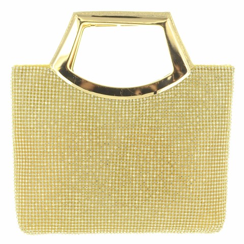 Crystal Mesh Clutch