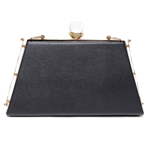 Vintage Inspired Relief Crystal Clutch