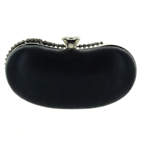 Crystal Beans Shape Clutch