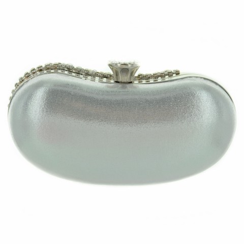 Crystal Beans Shape Clutch