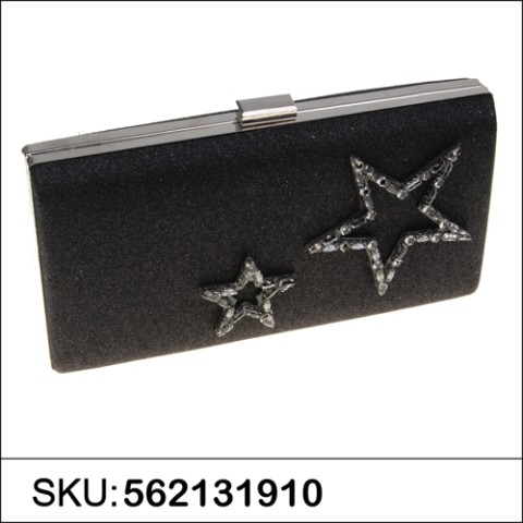 Crystal Star Glitter Clutch