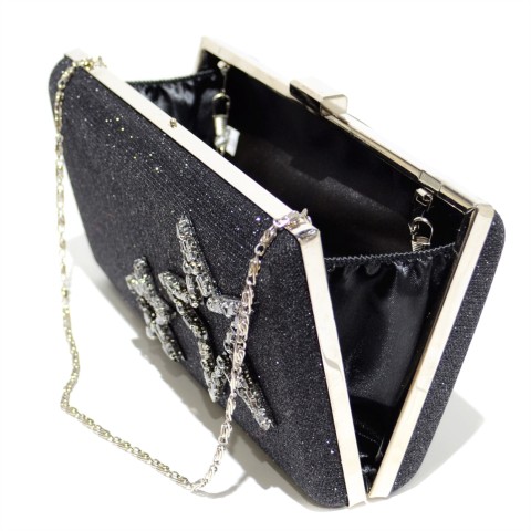 Crystal Star Glitter Clutch