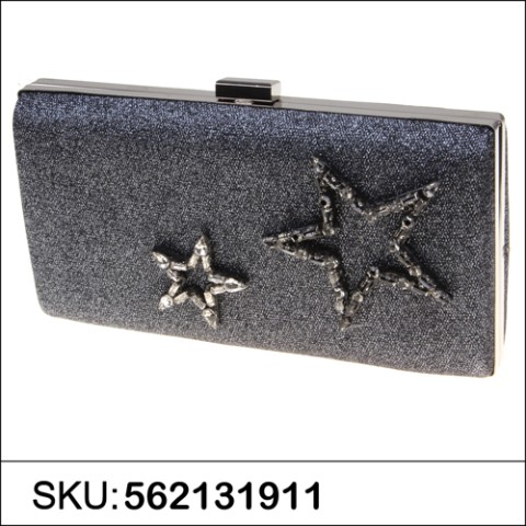 Crystal Star Glitter Clutch