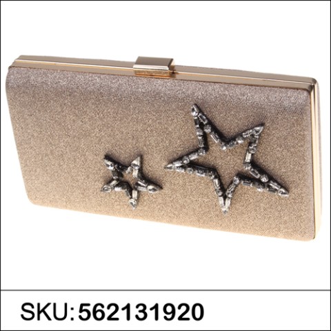 Crystal Star Glitter Clutch