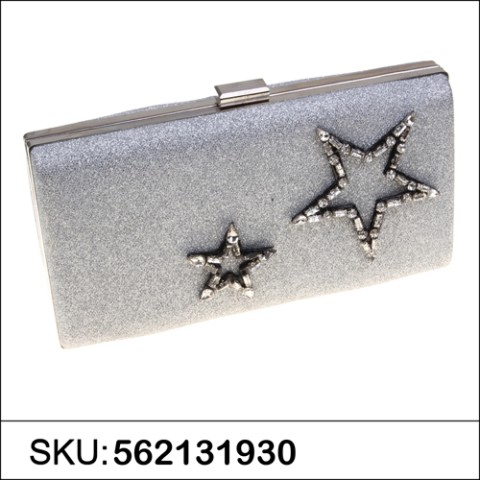 Crystal Star Glitter Clutch