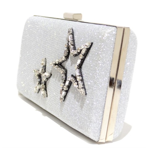 Crystal Star Glitter Clutch