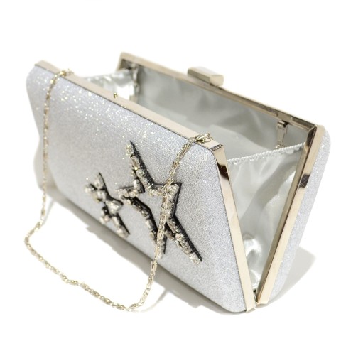 Crystal Star Glitter Clutch