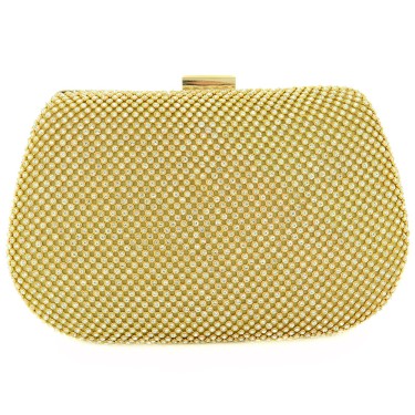 Crystal Mesh Clutch