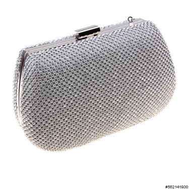 Crystal Mesh Clutch