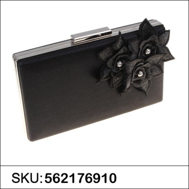 Elegant Flower-embellished Clutch