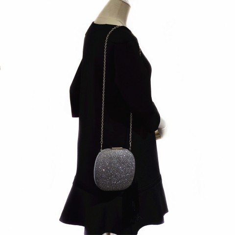 Swingy Tassel Glitter Clutch