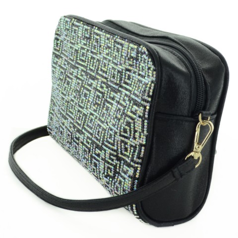 Crystal-Embellished Camera Bag