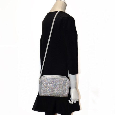 Crystal-Embellished Camera Bag