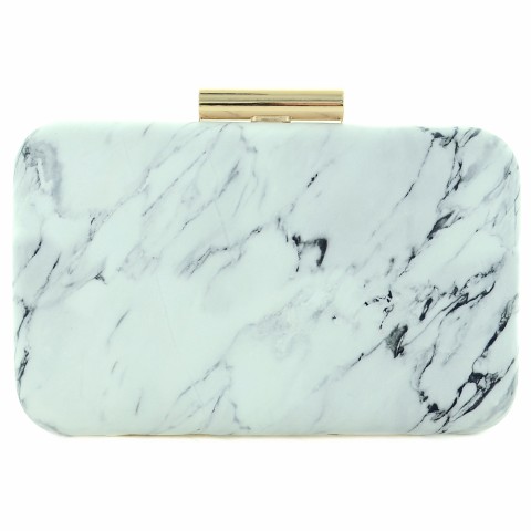 Marble Print Clutch