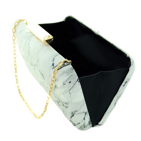 Marble Print Clutch