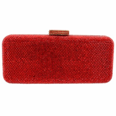 Crystal-Embellished Evening Clutch