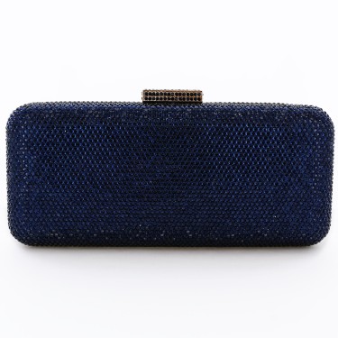 Crystal-Embellished Evening Clutch