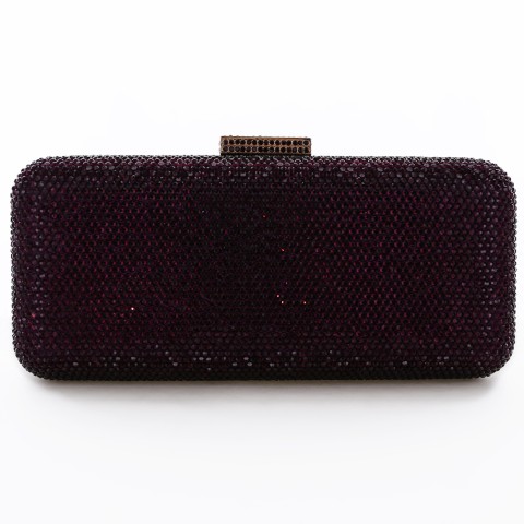 Crystal-Embellished Evening Clutch