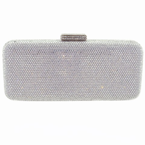 Crystal-Embellished Evening Clutch