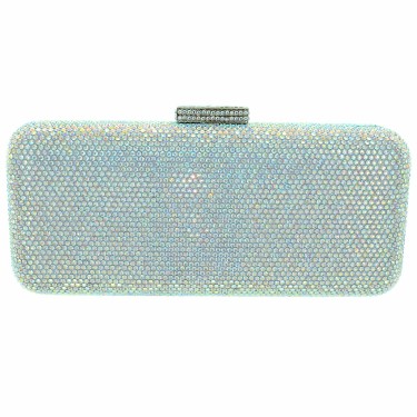 Crystal-Embellished Evening Clutch