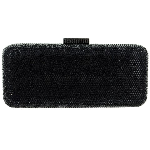 Crystal-Embellished Evening Clutch