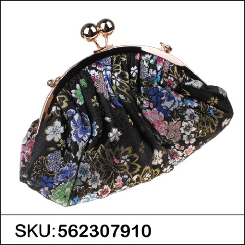 Kimono Kiss-lock Clutch