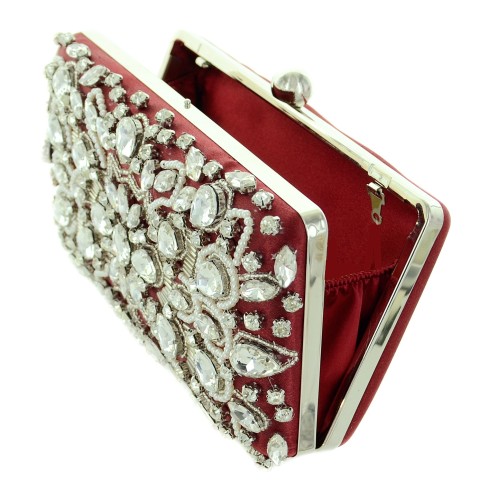 Hand Sewing Crystal Clutch (Large)