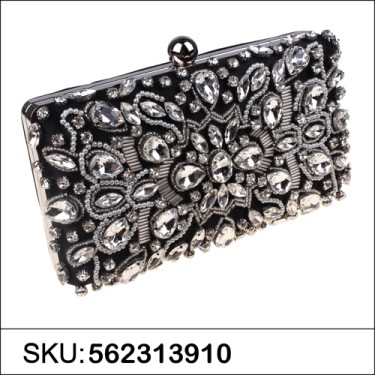 Hand Sewing Crystal Clutch (Large)