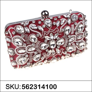 Hand Sewing Crystal Clutch (Medium)