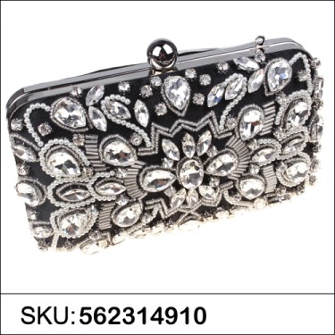 Hand Sewing Crystal Clutch (Medium)