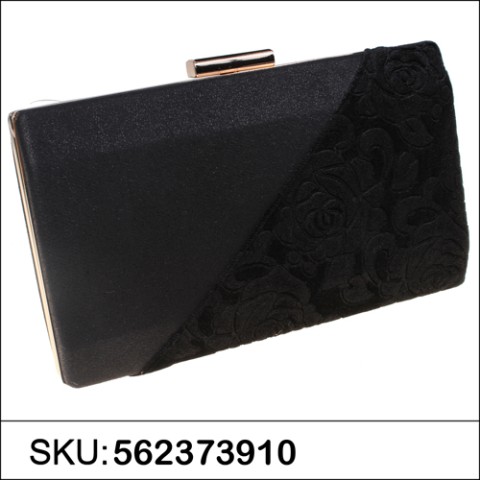 Velvet Patchwork Clutch