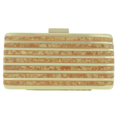 Marble Cut Acrylic Clutch