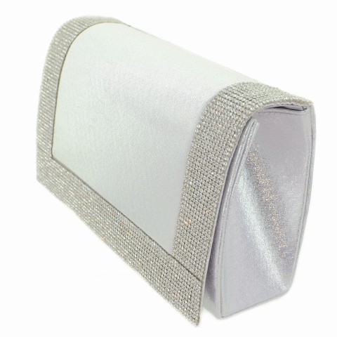 Glitter Crystal Frame Clutch